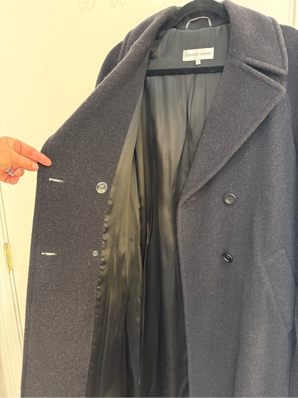 Gerard Darel Black Coat - Picture 7 of 10